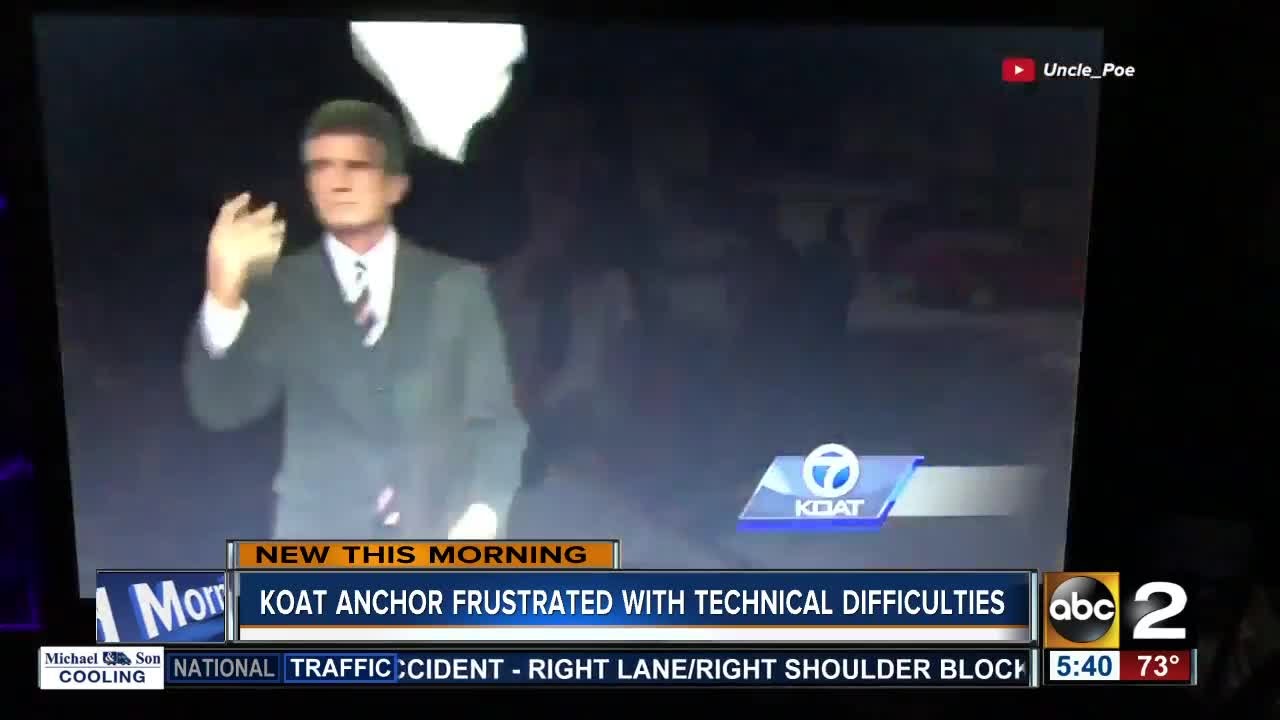 Anchor Loses Cool With Technical Difficulties Youtube Anchor Loses Cool With Technical Difficulties Youtube
