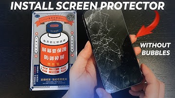 How to Install Screen Protector Without Bubbles - Tutorial & Tips. Protect your iPhone !
