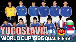 YUGOSLAVIA World Cup 1986 Qualification All Matches Highlights | Road to Mexico