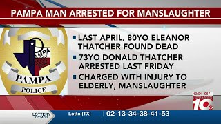 VIDEO: Pampa officials: Man arrested for manslaughter in death of his wife