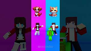 Mikey Chooses to be fat or Athletic - MAIZEN Minecraft Animation #shorts #minecraft #love #choose