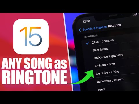 IOS 15 - Set ANY Song As Ringtone On IPhone !