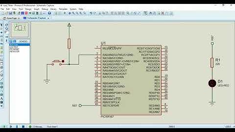 Microcontroladores: led prende y apaga con un pulsador