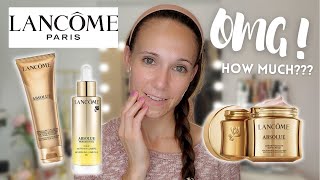Testing Lancome Skincare -  Absolue Review!