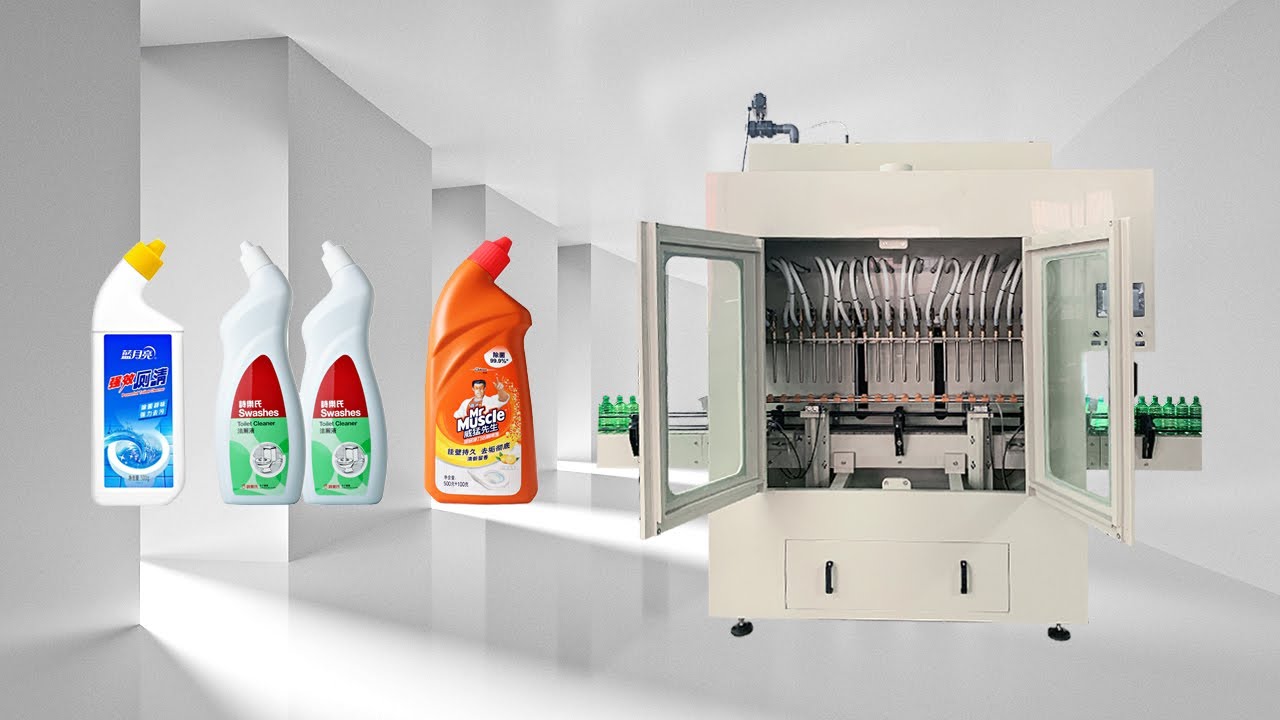 Automatic Kitchen Cleaner Fluid Anticorrosive Filling Machine YouTube