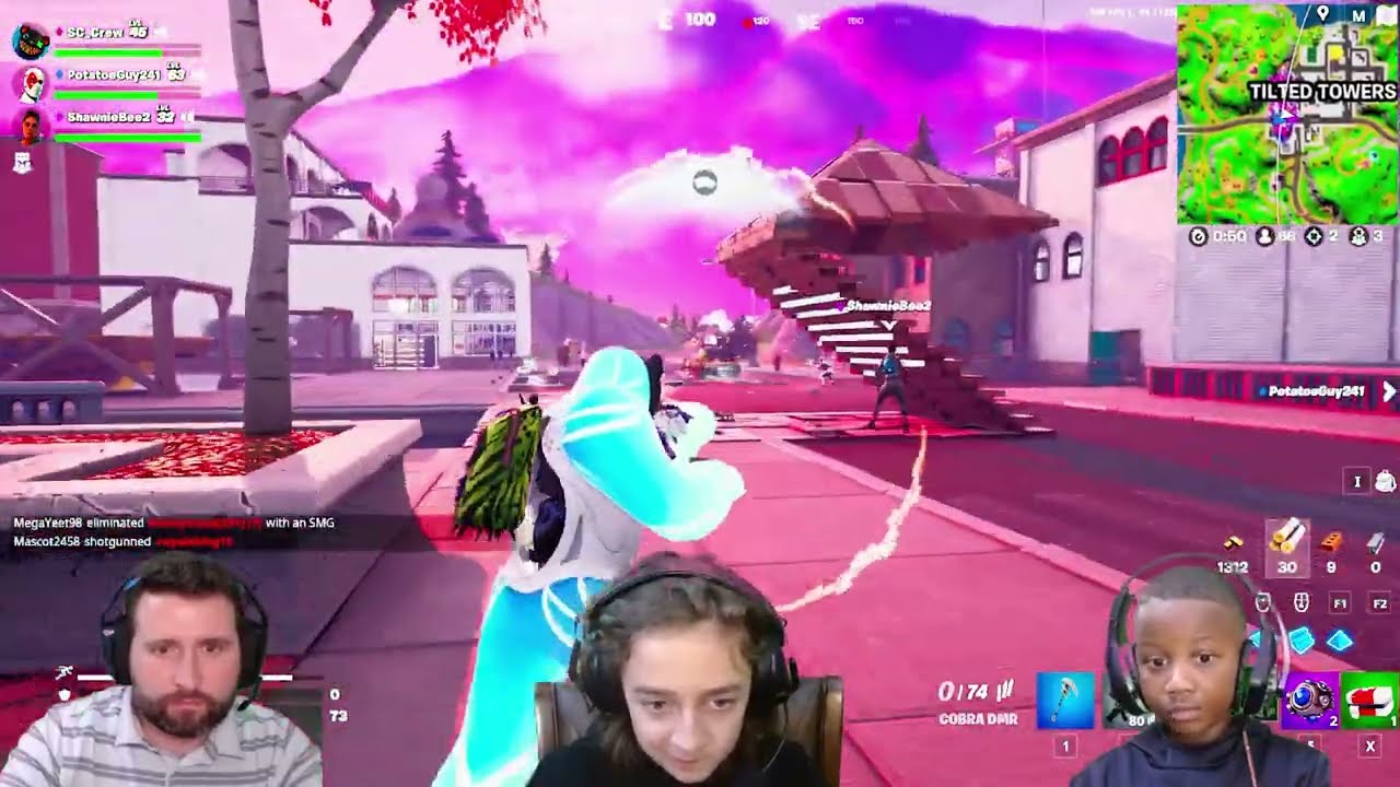 Fortnite Gamplay from the SC Crew!  Funny Fortnite gameplay.