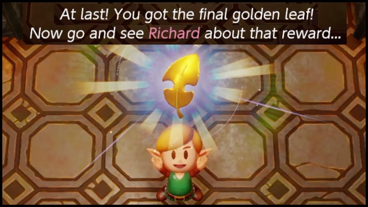 Five Golden Feathers LINK'S AWAKENING Nintendo Switch Legend of