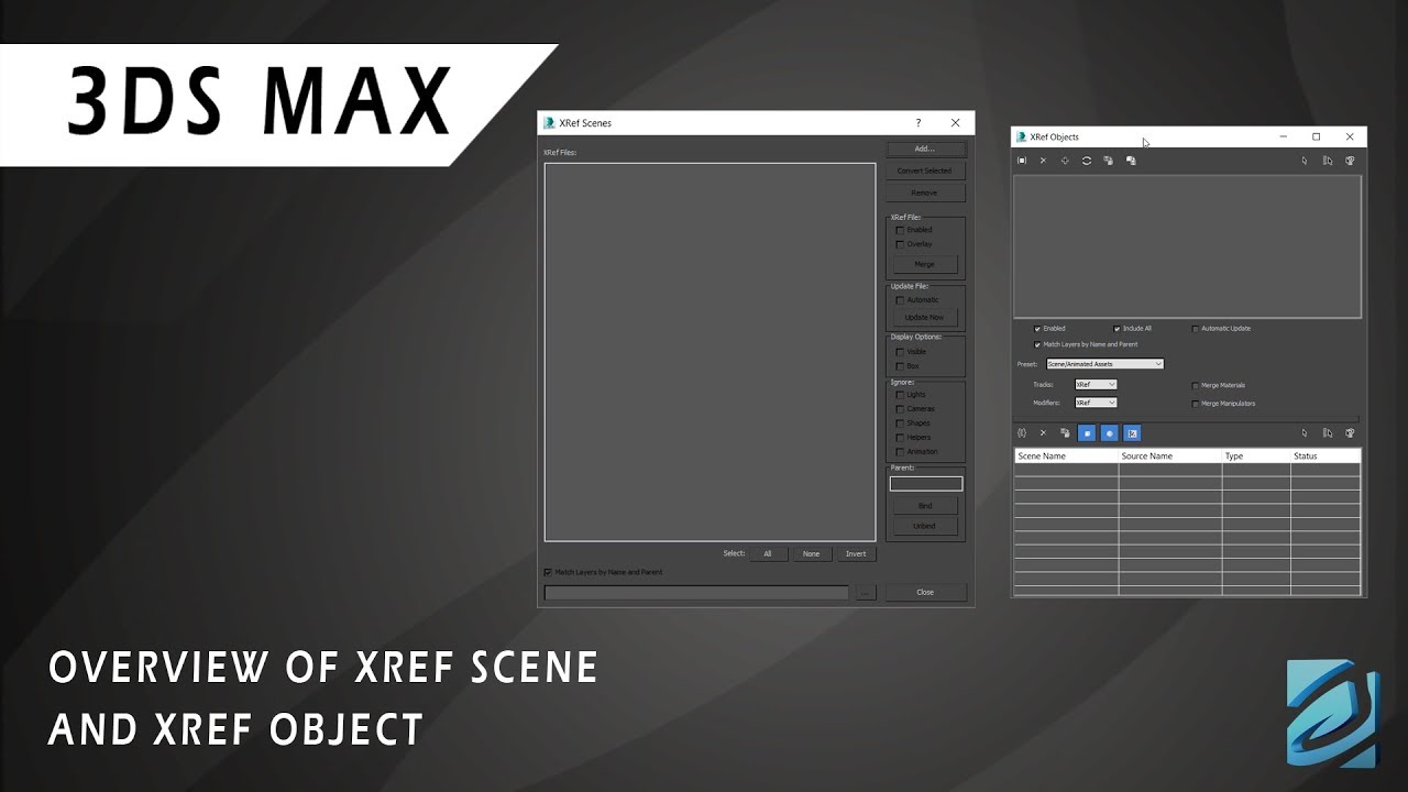 3DS Max Tutorial - Xref Scene and Xref Object - YouTube