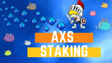 Successful AXS Staking - $AXS Token in Axie Dashboard #Tutorial