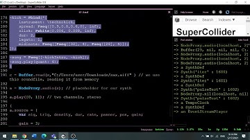 SuperCollider Experimentation