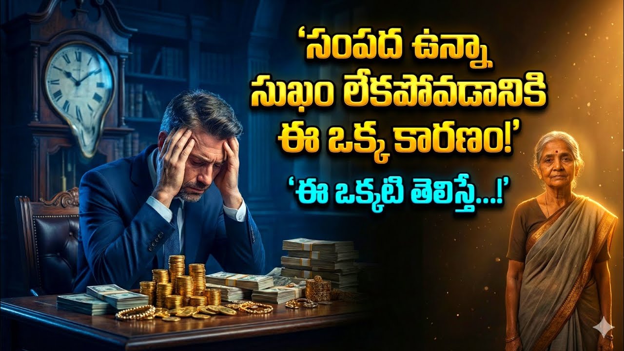 సంపద ఉన్నా సుఖం లేకపోవడానికి కారణం | ఈ ఒక్కటి తెలిసితే జీవితం మారుతుంది #money 
