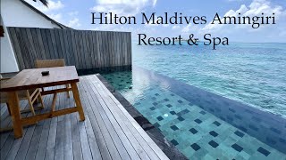 Hilton Maldives Amingiri Resort & Spa - Overwater Villa and Resort Tour