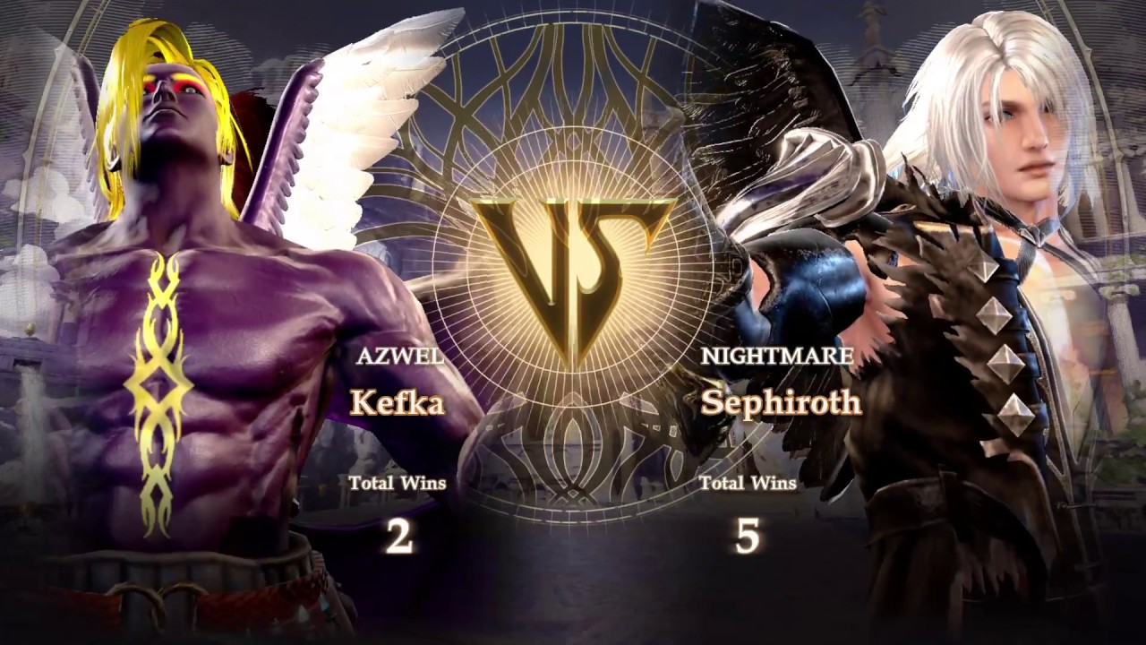 SOULCALIBUR Ⅵ Special Tournament Round 1 God Kefka vs Sephiroth.