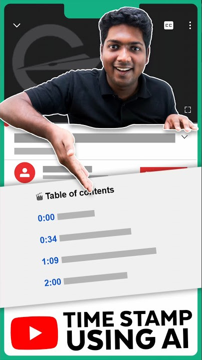 How to Create YouTube Timestamps Instantly 😮 #timestamps #aitool