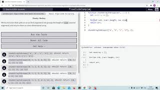 Exercise 16 - Chunky Monkey - freecodecamp