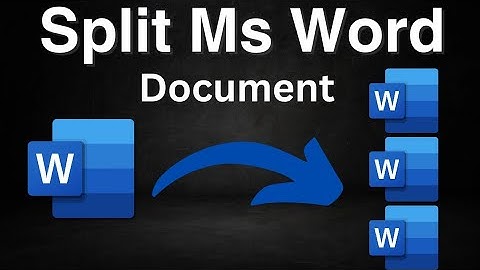 How to divide Word document into multiple files |Creating sub documents from master word document