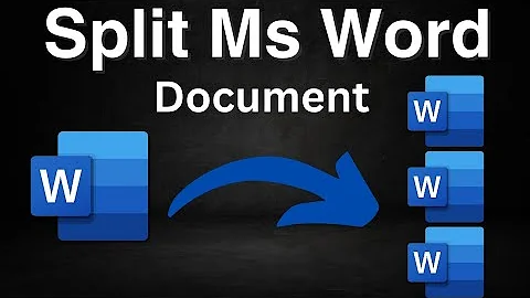 How to divide Word document into multiple files |Creating sub documents from master word document