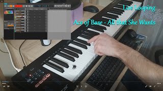 Video voorbeeld van "Ace Of Bace - All that She wants - live looping, bitwig + nektar impact gx61"