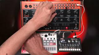 #160 Behringer CRAVE, Korg Volca Sample2, Korg NTS-1 mkII (FX for CRAVE)