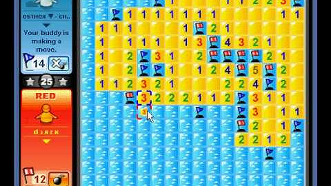 Me winning on Minesweeper flags on MSN