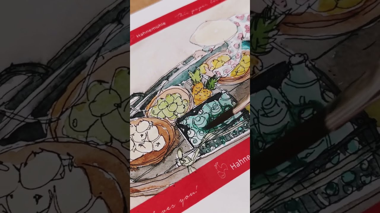 Papel para acuarela Hahnemühle Sugar Cane.  70% bagazo de caña y 30% línteres de algodon