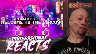 BLOWN AWAY by WELCOME TO THE CIRCUS!! Professional Music Listener REACTION (Five Finger Death Punch)