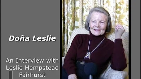 Doa Leslie:  An Interview with Leslie Hempstead Fa...