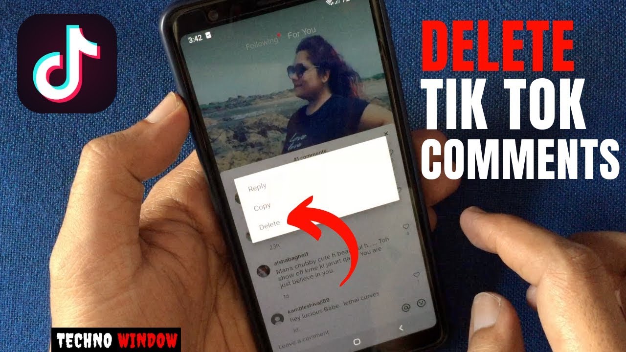 How To Delete Comments On Tiktok Videos