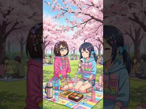 お花見 #aivideo #アニメ #kawaii
