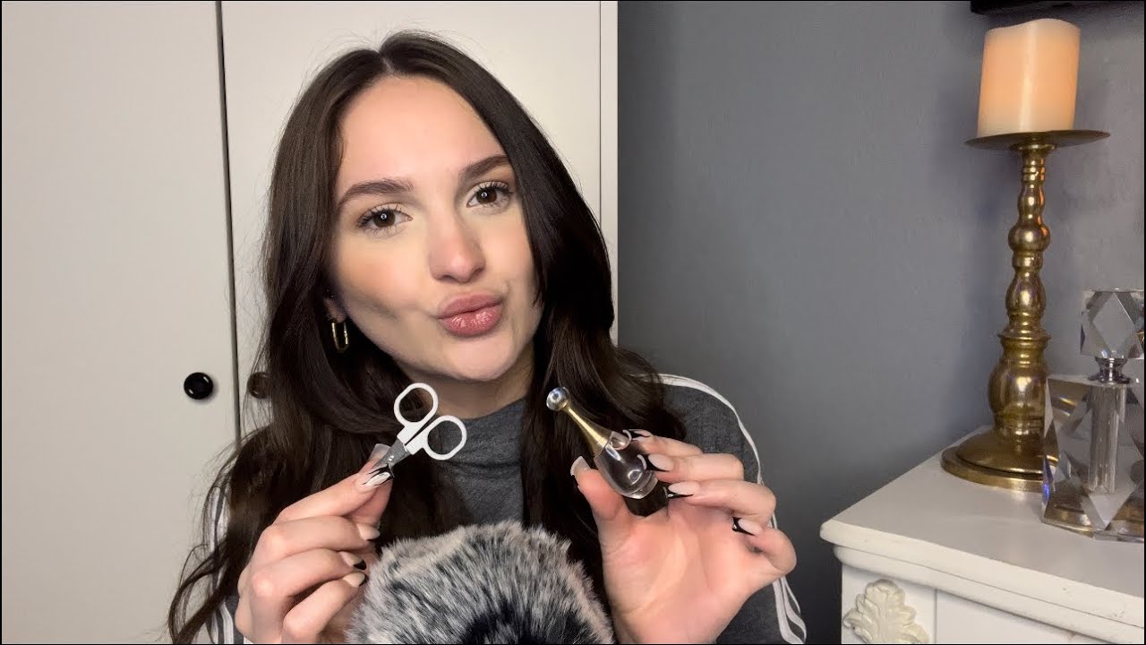 ASMR Tapping on small objects ☺️🫶🏻( trigger assortment, mouth sounds)