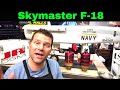 SKYMASTER F-18 - Build Video #2 - Twin Kingtech 160 turbines