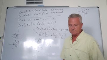 Cosine Addition and Subtraction Formulas