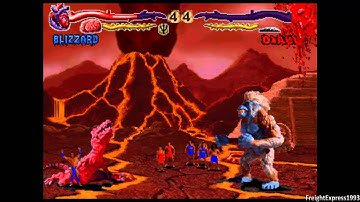Primal Rage (Arcade) Blizzard Gameplay