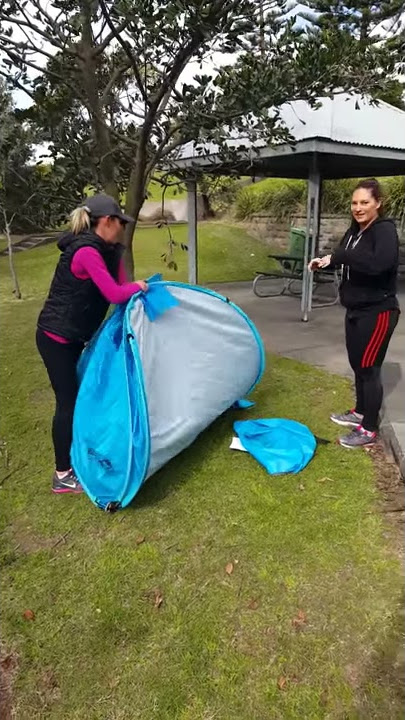 How to pop down the wanderer pop up tent in 22sec