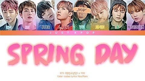 [8 members karaoke] Spring Day 봄날 || BTS {방탄소년단} 8th member ver. (Color coded lyrics_Han/Rom)