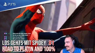 Spider-Man Remastered - PS5 | Los gehts mit Spidey #1 | Road to PLATIN and 100%
