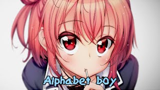 Nightcore ~ Alphabet Boy chords