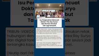 Download Lagu MEMANAS Dugaan Retaknya Dokter Tifa, Roy Suryo dan Rismon Setelah Jadi Tersangka Ijazah Jokowi MP3