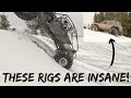 Snow Wheeling With A Big Woody