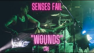 Senses Fail - &quot;Wounds&quot; (Drum cam)