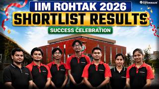 IIM Rohtak 2026 Shortlist Results | Success Celebration LIVE from Indore Centre 🎉 | Supergrads IPMAT