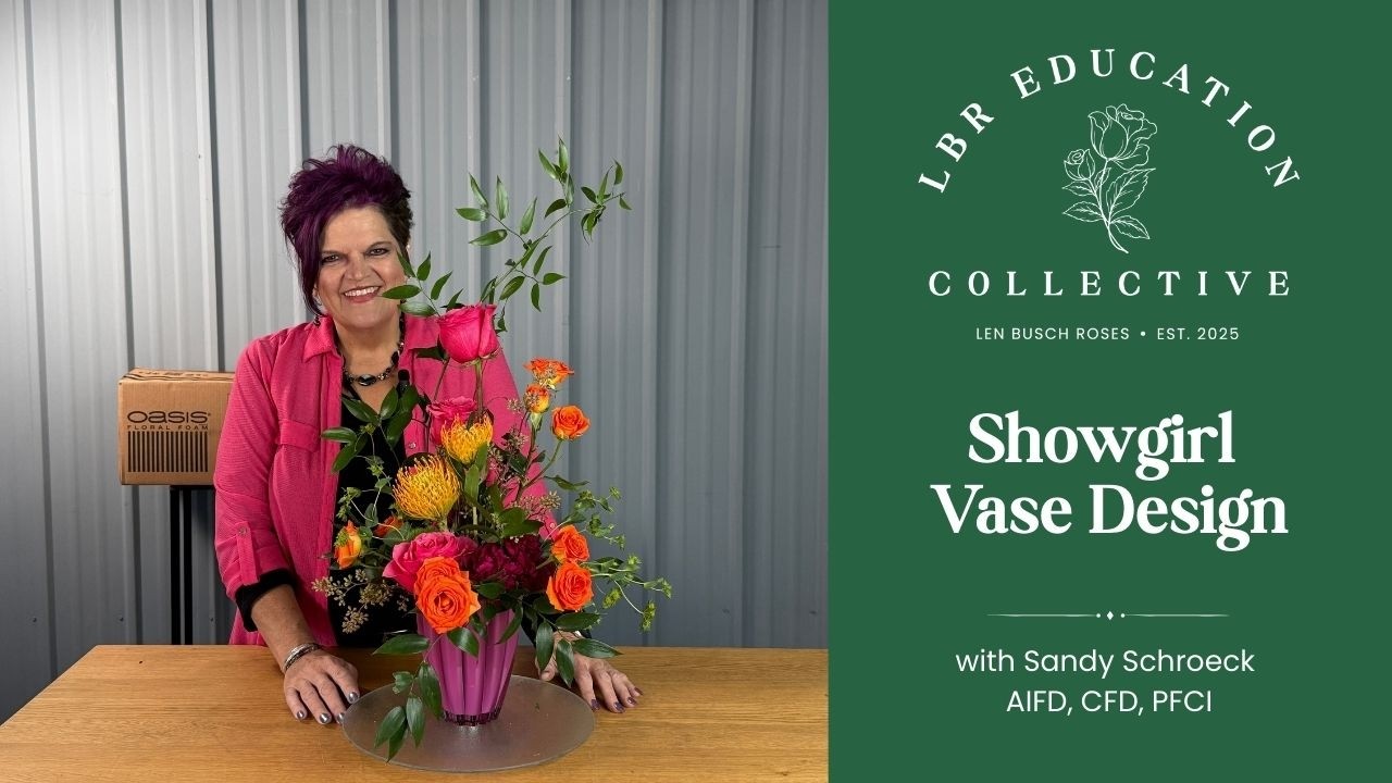 Flirty Floral Design with Pincushion Protea | Showgirl Palette