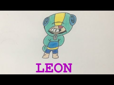 How to draw Leon / Brawl Stars - YouTube