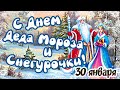 С Днем Деда Мороза и Снегурочки! День деда Мороза и Снегурочки 30 января! Волшебное поздравление!