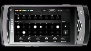 bada app - MicroTrack dB - how to: drum programming. screenshot 4