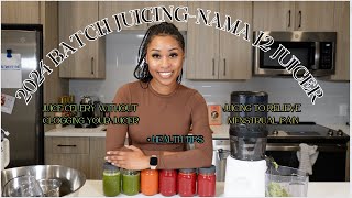 Batch Juicing 2024 - Juicing To Help With Menstrual Issues | Health Tips | Celery Juice Gut Detox