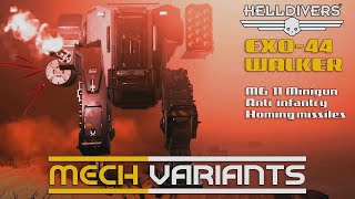 Helldivers 2 LEAKED Mech Variants