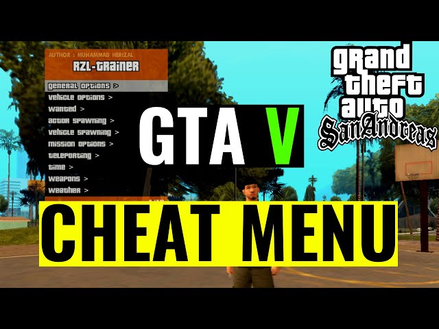 RZL-Trainer v3.1.2 - new cheat menu like GTA 5 for GTA San Andreas