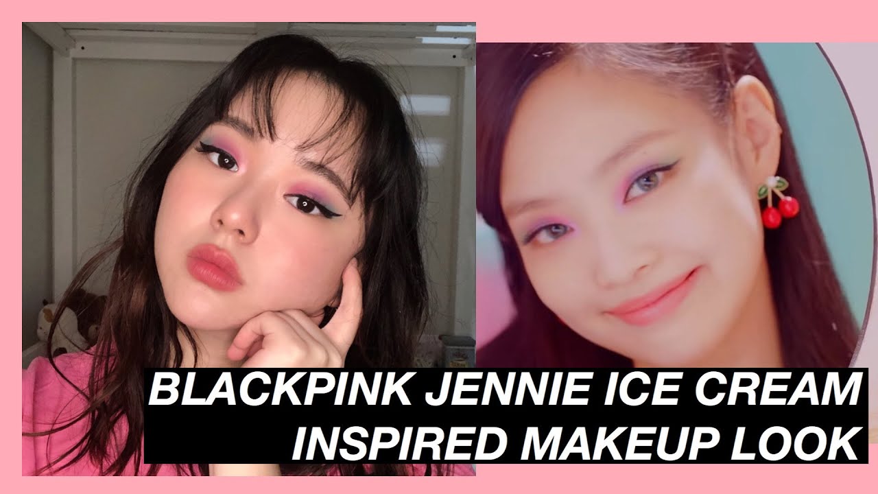 BLACKPINK ICE CREAM Jennie Inspired Makeup Tutorial - YouTube
