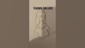 POV: when you submitting work to the teacher late 😭🥲 #pov #shorts #drawing
